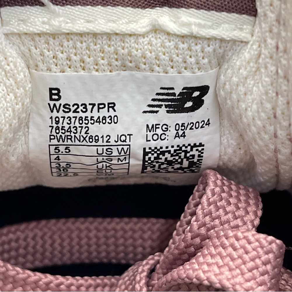 New Balance 237V1 Retro Sneakers Dark WS237PR Vintage Rose/Rosewood Women's 5.5 - Picture 8 of 10